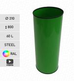 Stahl Müllsackständer 60 L in RAL Farben
