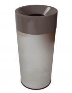 edelstahl, rostfrei Abfalleimer braun 60 L geschliffen edelstahl, rostfrei Abfalleimer braun 60 L geschliffen