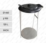 edelstahl, rostfrei Wertstoffständer 120 L