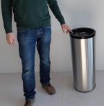GESSERIT M 310 Inox, geschliffen, edelstahl, rostfrei, Standascher Standaschenbecher Außenbereich GESSERIT M 310 Inox, geschliffen, edelstahl, rostfrei, Standascher Standaschenbecher Außenbereich