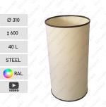 GESSERIT O 310x600 RAL Farben 40 liter, stahl, Büro, Mülleimer Abfallbehälter Abfallsammler Abfalleimer Mülltonne Müllbehälter Abfalltonne Badeimer Sanitär, Bad, Toiletten, Hotel, Zimmer, benutzerdefinierte und Größe