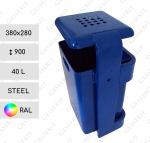 Stahl Individual farben Abfalleimer 40 L in RAL Farben