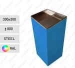 Stahl Individual farben Abfalltonne  in RAL Farben