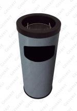 Stahl Müllbehälter schwarz 15 L in RAL Farben Stahl Müllbehälter schwarz 15 L in RAL Farben