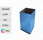 Stahl Zimmer Mülltonne 20 L in RAL Farben